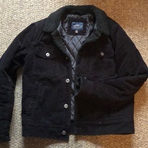 Lucky Brand Men’s Corduroy Sherpa Collar Jacket
